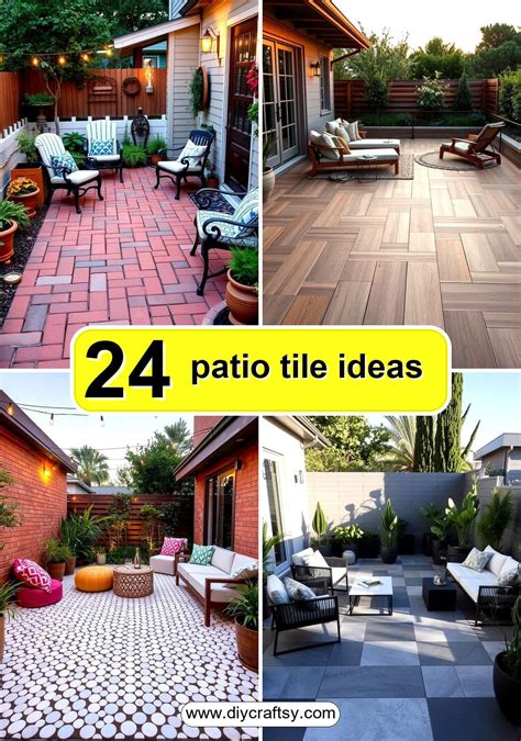 24 Patio Tile Ideas to Elevate Your Outdoor Entertaining Space