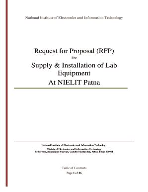 Fillable Online Request for Proposal (RFP) for Setting up and running ...