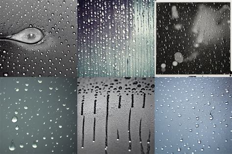 teardrops in the rain | Stable Diffusion