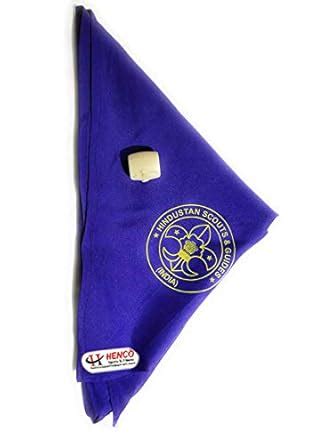 Buy HENCO synthetic Scout and Guide Scarf with Woggle, Male, Purple at ...