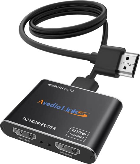 4K@60Hz HDMI Switch 3 in 1 Out Aluminum Alloy【with 4FT HDMI 2.0 Cable ...