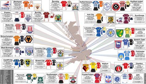 English Premier League Stadium Map