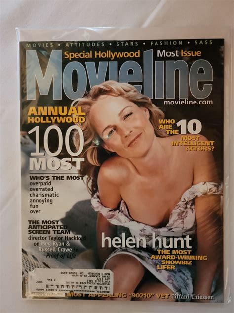 2000 November MOVIELINE Helen Hunt Special Hollywood 100 Most (MH281 ...