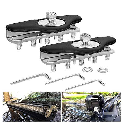 Chelhead Led Light Bar Mounting Brackets, 2PCS Stainless Steel ...