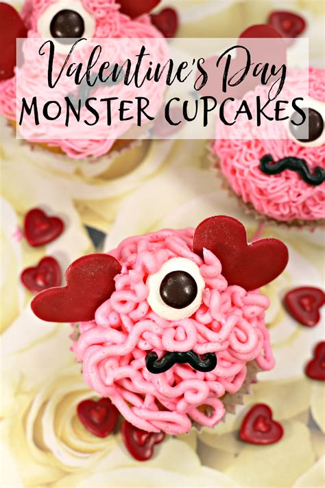 Valentine's Day Monster Cupcakes | Dallas Socials