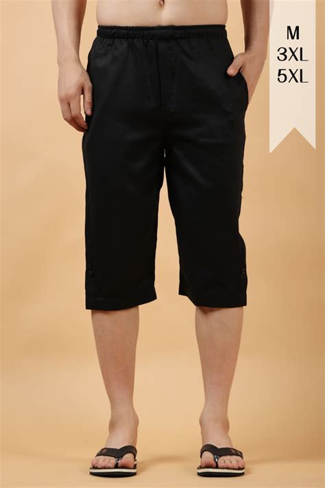 Buy Men Capris & Plus Size Capris For Men - Apella