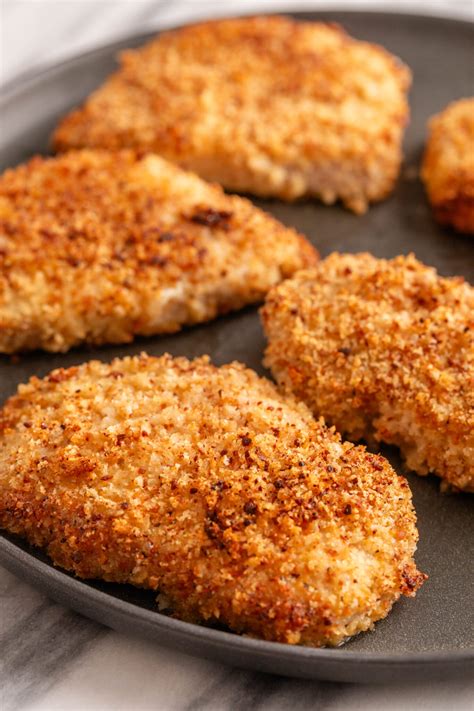 Oven Fried Pork Chops (Healthy Soul Food Recipe) - Cooks with Soul