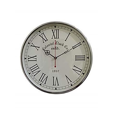ATTIC Antique Plastic and BrassRoman Numbering Big Wall Clock for ...