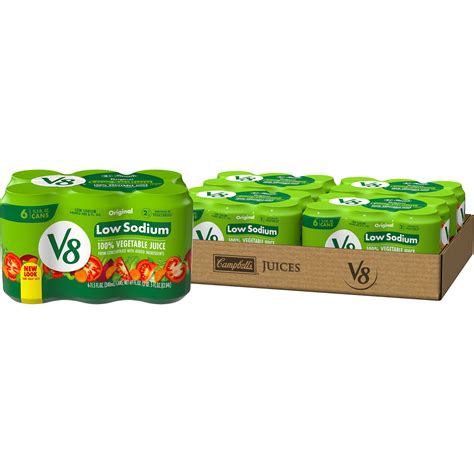 Snapklik.com : V8 Low Sodium Original 100% Vegetable Juice, Vegetable Blend