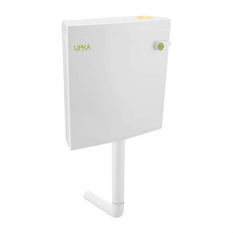 Square Flushing Cistern/ Flush Tank (White) |Commode not included| - L ...