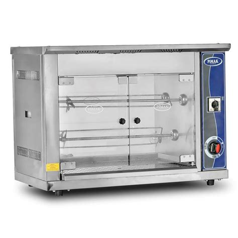 Pimak Set Top Chicken Rotisserie Machine, 6 Chicken Capacity, Natural ...
