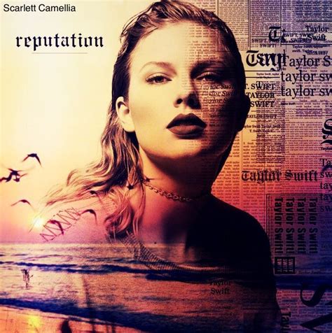 Reputation Album Cover Edit By Scarlett Camellia | Taylor swift music ...