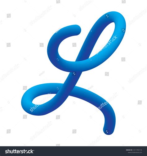 Capital Letter L Cursive Font Tube: เวกเตอร์สต็อก (ปลอดค่าลิขสิทธิ์ ...
