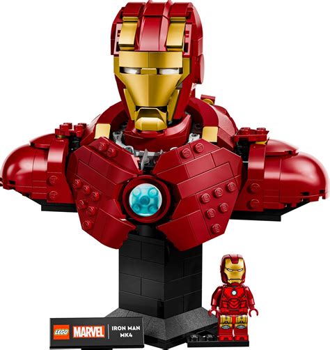 Iron Man MK4 buste 76327 | Marvel | Officiële LEGO® winkel BE