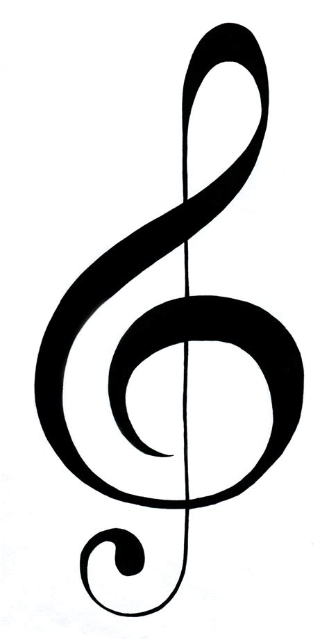 Image result for Fancy Treble Clef
