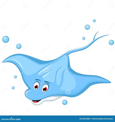 Cute Stingray Clip Art