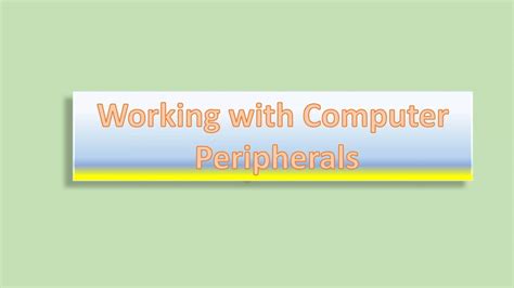 Image result for Computer Peripherals Images for PPT