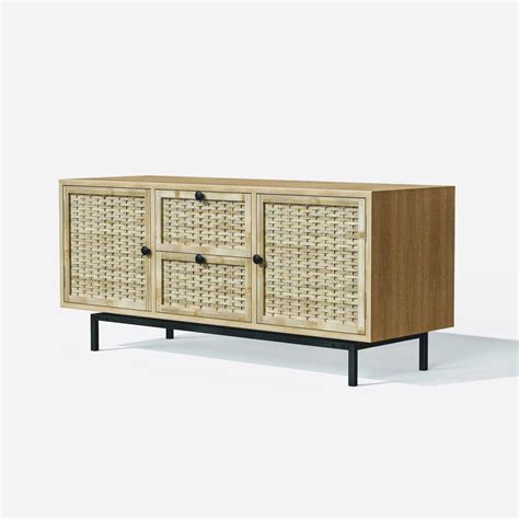 Hive Console: Eco-conscious TV Cabinet, Handmade TV Unit with storage