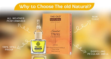 The Old Natural Car Perfumes with Essential Oils Fragrance in Glass ...