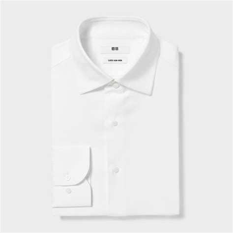 Uniqlo Super Non Iron Regular FiT-Shirt Semi Cutaway Collar Sale Online ...