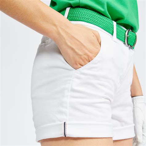 Women Golf Shorts MW500 - White