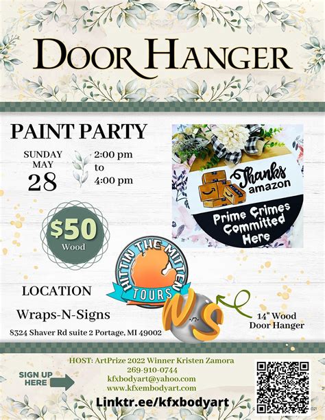 KFX Body Art Wood Sign Prime Crimes Committed Here at Wraps-N-Signs May ...