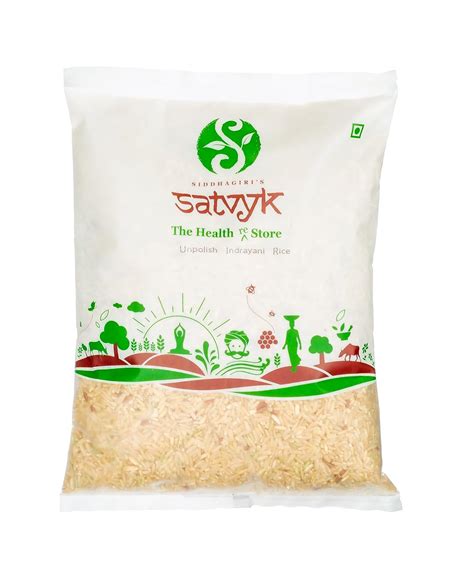 S Siddhagiri's SATVYK THE HEALTH re STORE Organic Unpolished Indrayani ...