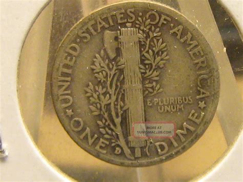 1936 D Mercury Dime Circulated