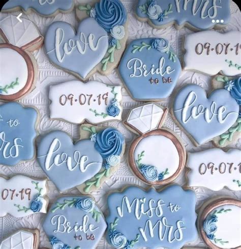 Pin on cookies | Wedding shower cookies, Bridal shower cookies, Bridal ...