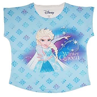Frozen Girls' Regular Fit Shirt (DFZ0008_Blue_12-13 Years) : Amazon.in ...