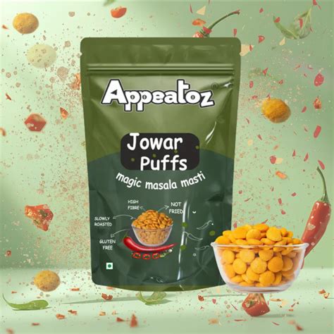 Buy Magic Masala Jowar Puffs 70 g | Spicy Healthy Snack – Appeatoz