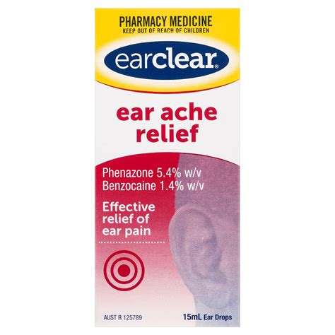 EarClear Ear Ache Relief 15ml | Healthylife