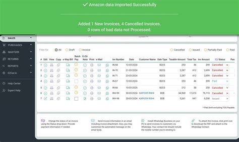 Amazon Seller Central Integration with EZTax GST Accounting Software