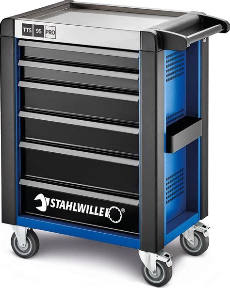 Stahlwille Tool trolley 95/6 PRO 6 Drawers 496 x 827 x 1020 mm Blue ...