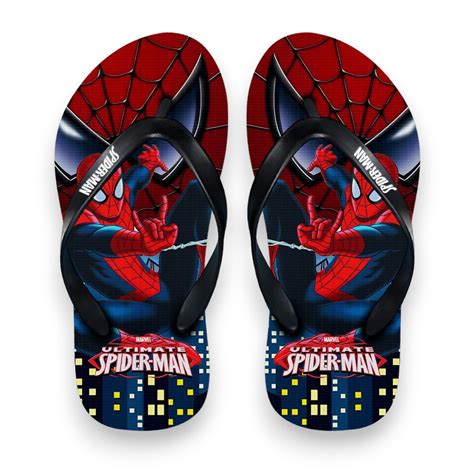Spiderman CHILDREN'S Flip Flops | Superhero SPIDER MAN SANDALS UNIQUE ...