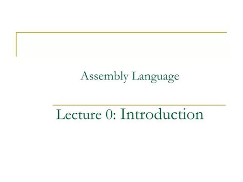 Image result for Machine Language Assembly Language Lecture PTT