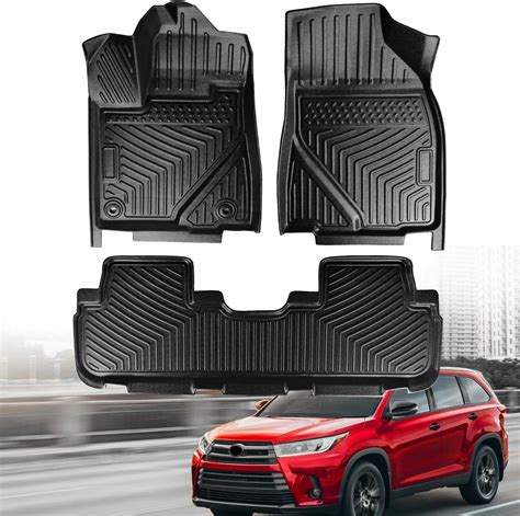 Amazon.com: KitsPro Floor Mats for 2014-2019 Toyota Highlander All ...