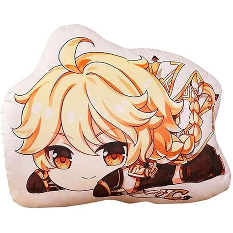 Genshin Impact Hugging Pillow, Anime Plush Stuffed Kawaii Soft Game ...