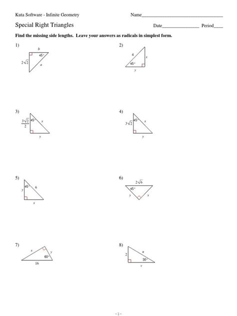 Image result for Advanced Special Right Triangles