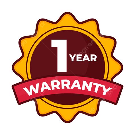 Warranty Logo Design With Golden Ribbon Vector, Warranty, Golden, Ribbon PNG and Vector with ...
