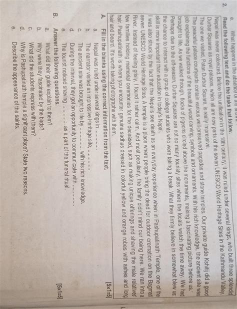 paragraph question answer - Brainly.in