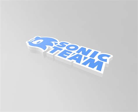 STL file SONIC TEAM LOGO 🪞 ・3D printing template to download・Cults
