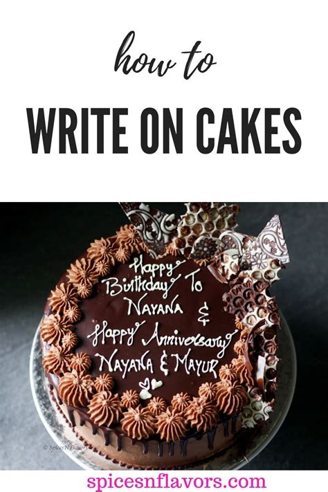 Image result for Writing On Cakes Tutorial