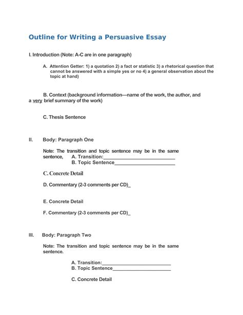 Image result for Essay-Writing Outline
