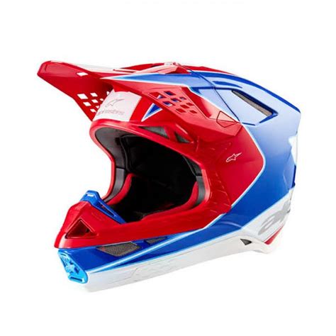 Alpinestars Supertech M10 Aeon Red Blue Helmet