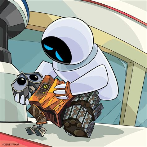 66 ideas de Wall-E y Eve 🤎🤍 en 2025 | walle y eva, wall e, dibujos bonitos
