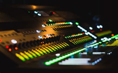 Download wallpaper 3840x2400 equalizer, mixer, remote, device ...