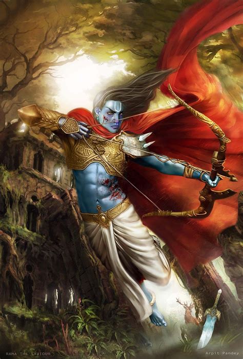 RAMA Concept Art, Arpit Pandey | Lord ram image, Lord rama images, Rama image
