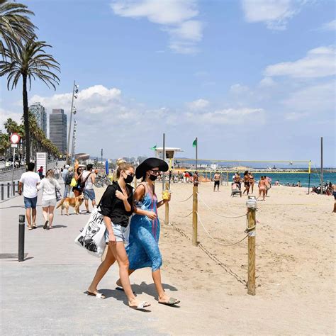 Spanish Beaches With People