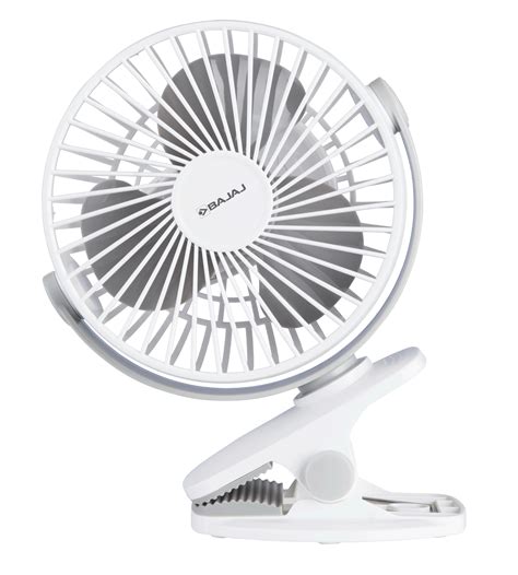Bajaj Pygmy Mini Fan: USB Rechargeable, Silent & Portable Comfort